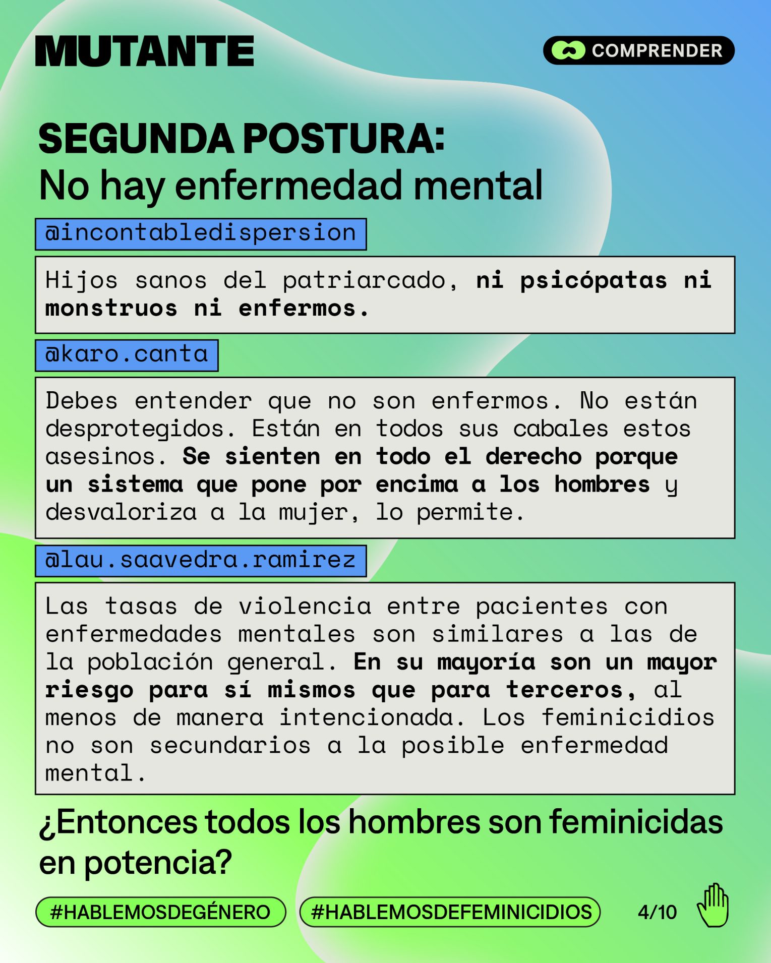 Mutante Puede Una Sola Causa Explicar La Violencia Feminicida