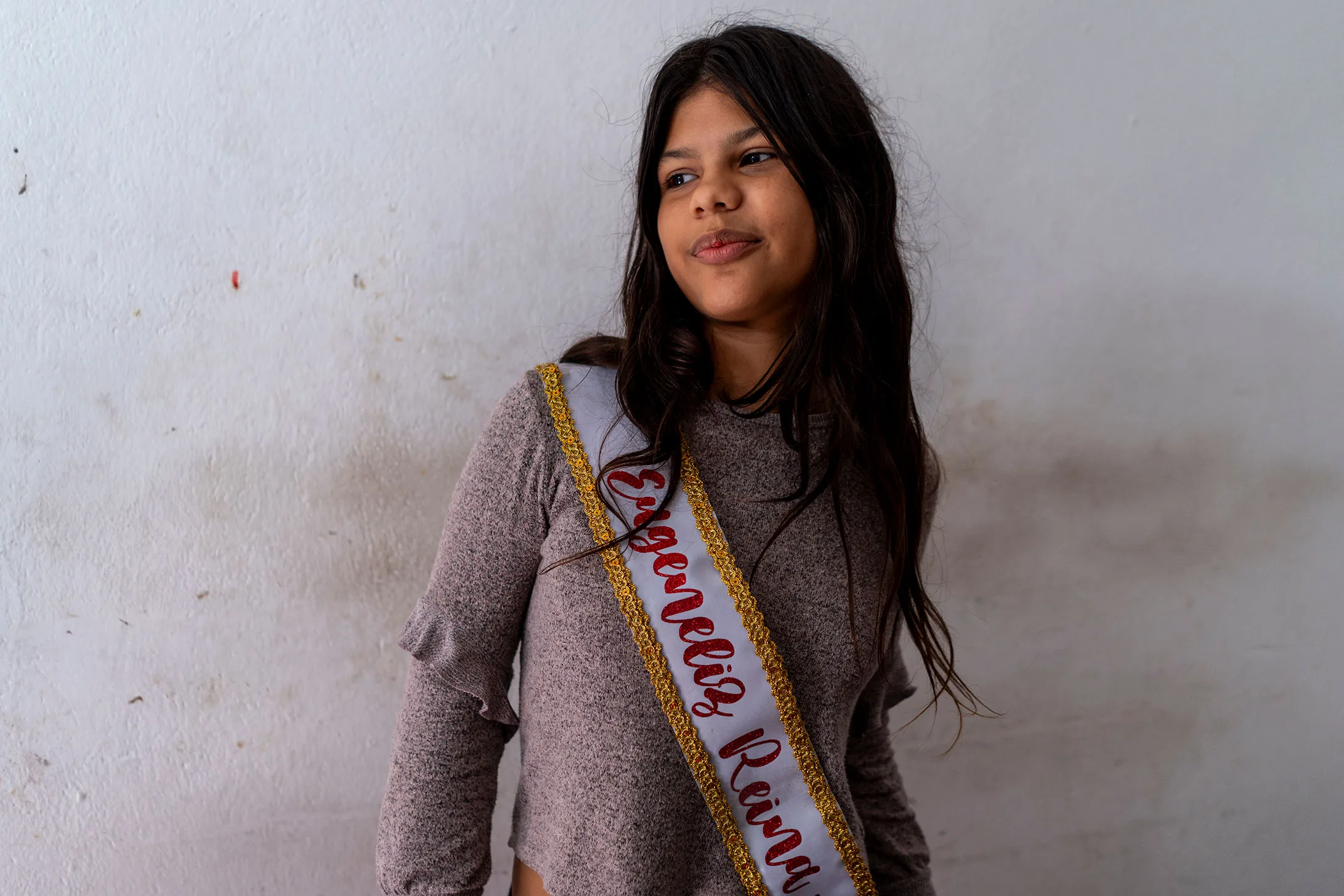 Eugenelys, hija de Yeideline Lozano. Desde los 2 años vive con su abuela, Yeimi Lozano, en Barranquilla. Foto: Charlie Cordero.