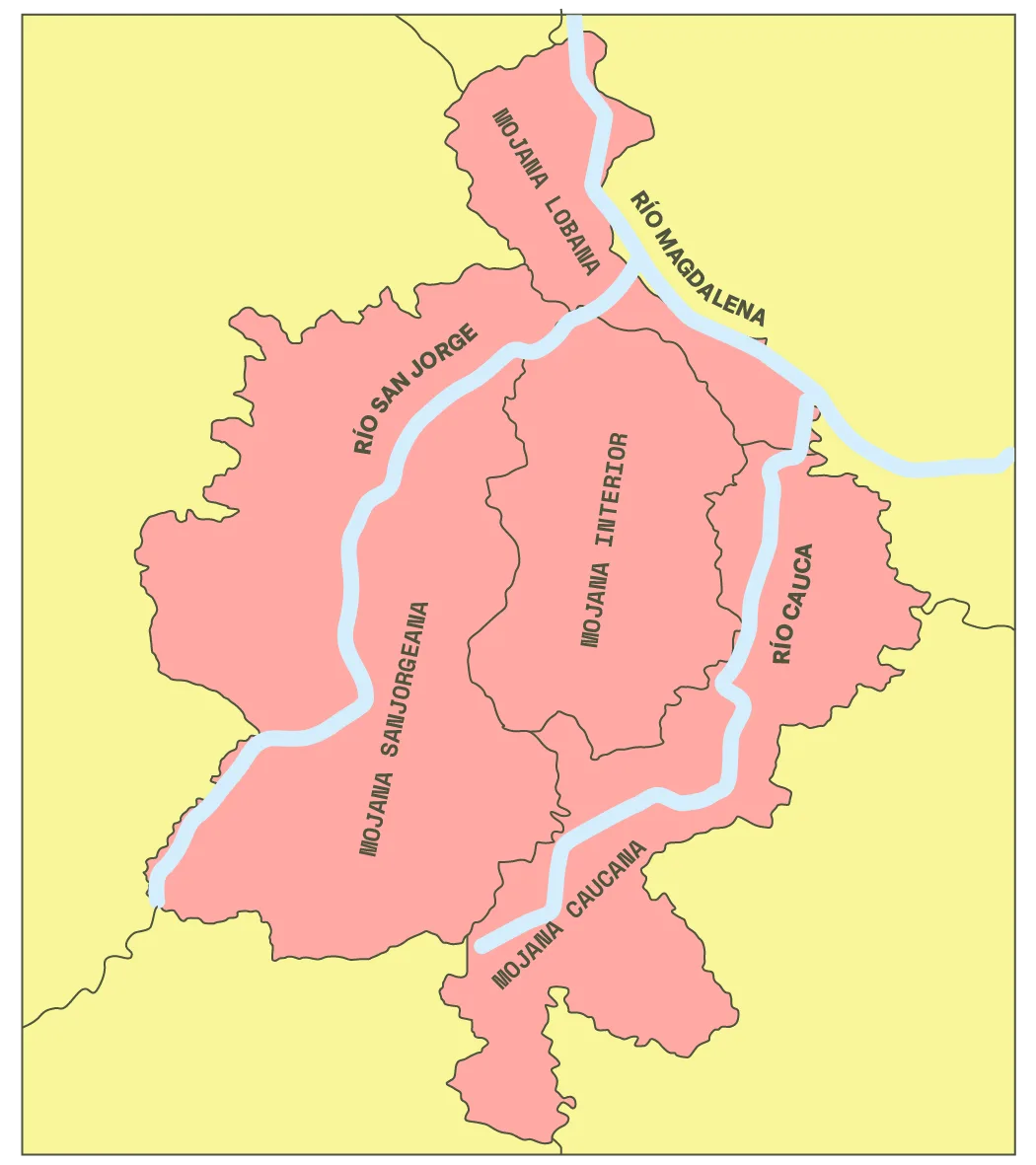 Las prácticas culturales y económicas cambian entre una subregión y otra de La Mojana. 