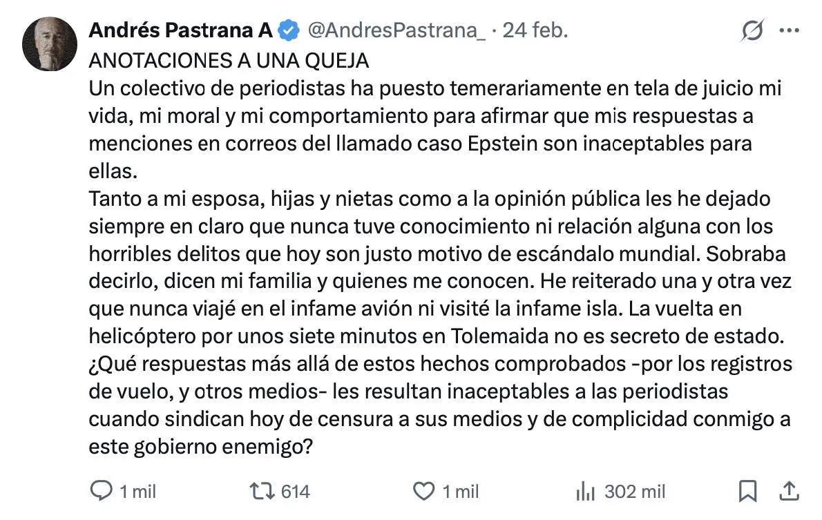 Fuente: @AndresPastrana_.