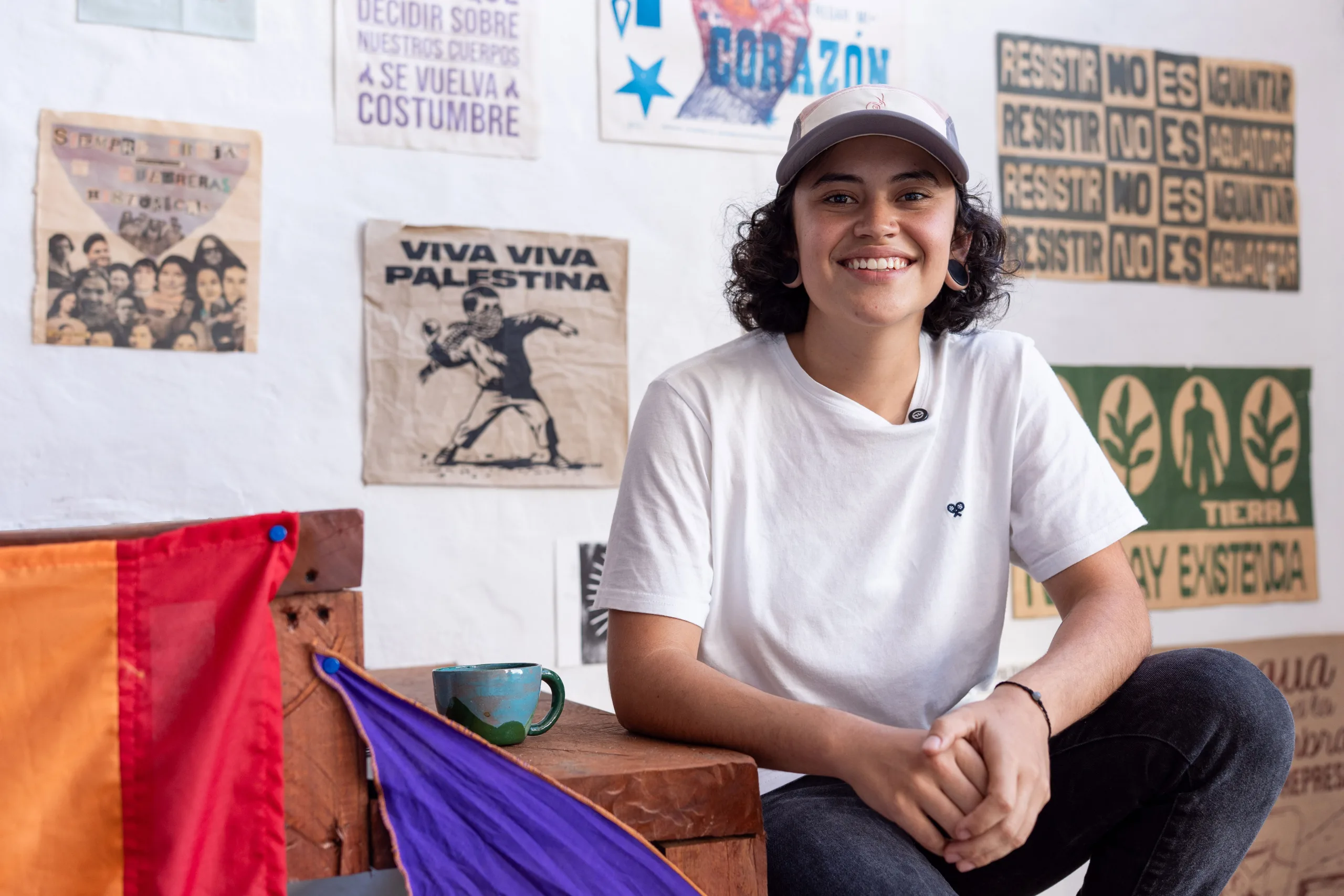 María José Cano en su casa, en el casco urbano de Jericó, en diciembre de 2025. Fotografía: Felipe Peláez